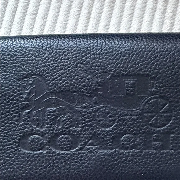 Coach Embossed Black Crossbody Bag - Picture 2 of 4